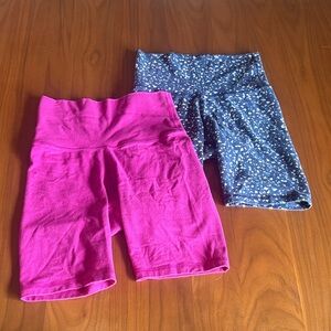 Set of the 2 Old Navy Cotton Biker Shorts